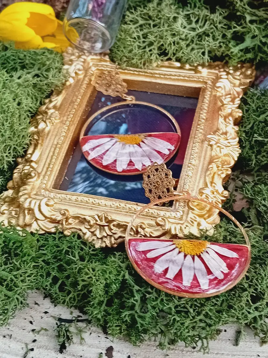 Boucles d'oreilles Marguerite